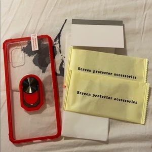 5/$15 Galaxy case and 2 screen protectors